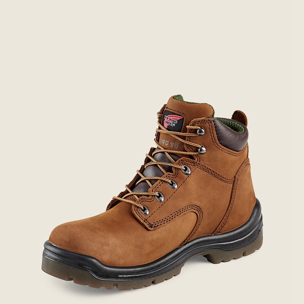 Bottes de Sécurité Red Wing - King Toe® - 6-Inch Waterproof Toe - Marron - Homme 093MLAZYS